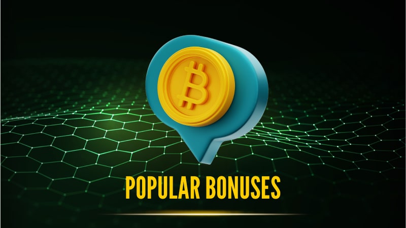 Popular crypto casino bonuses